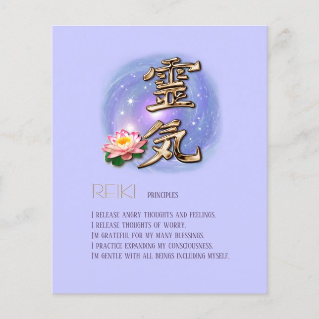 Reiki (customisable)  flyer (Front)