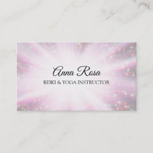 *~* Reiki Energy Healing Sparkle  Rays Business Card