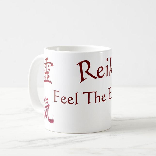 Reiki Feel The Energy  Coffee Mug (Front Left)
