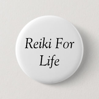 Reiki For Life 6 Cm Round Badge