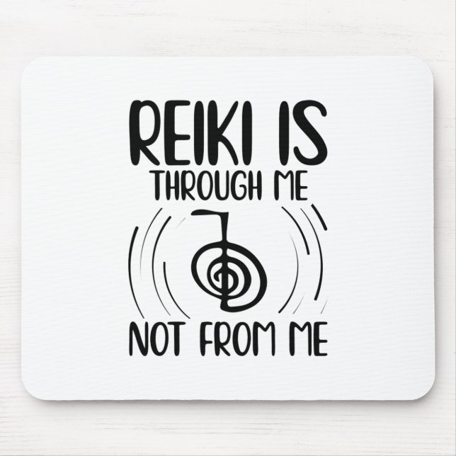 Reiki Gift Idea | Reiki Master Yoga Meditating Mouse Pad (Front)