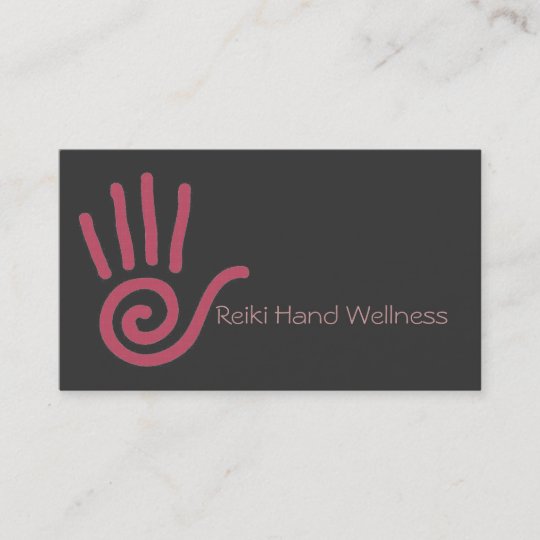 Reiki Hand Business Card