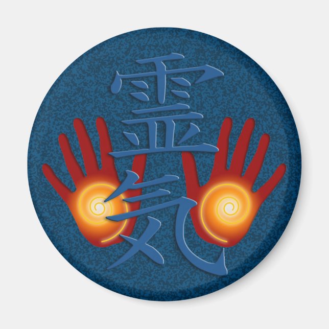 Reiki Hands Magnet (Front)