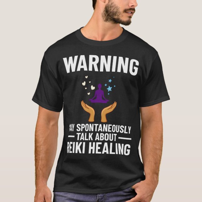 Reiki Healer Energy Healing Music Master Stone T-Shirt (Front)
