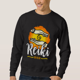 Reiki Healer Loves Meditation Chakra Healing Spiri Sweatshirt