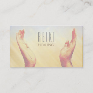 Reiki Healing Hands Prayer Yoga Business Cards