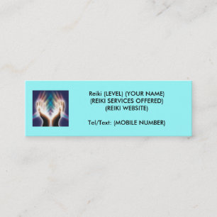 Reiki/Healing Mini Business Card
