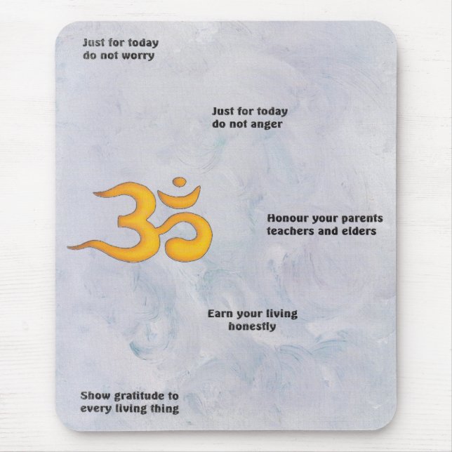 Reiki Ideals mouse mat (Front)