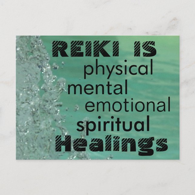 Reiki Is Healings Postcard (Front)