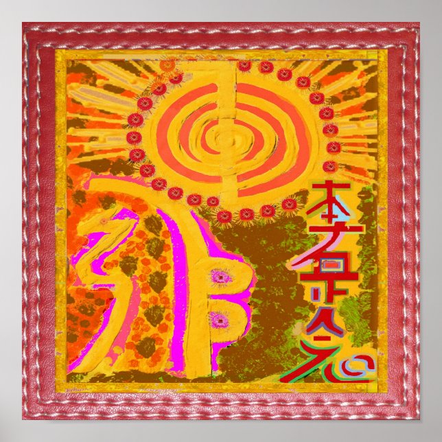 REIKI Karuna Healing Master's Symbols Poster (Front)