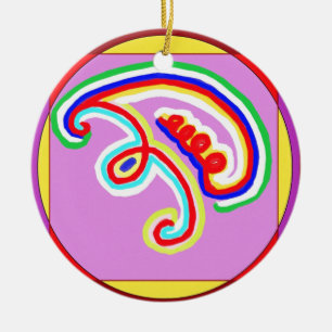 Reiki Karuna Ommantra : EEYAWA Ceramic Tree Decoration