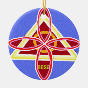 Reiki Karuna Ommantra : NOSA Ceramic Ornament