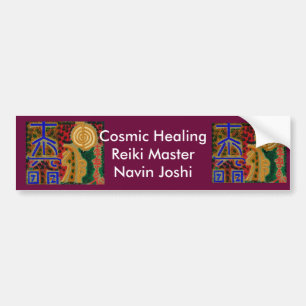 REIKI Main Healing Symbols Bumper Sticker