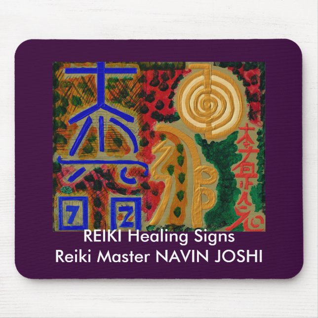 REIKI Main Healing Symbols Mouse Pad (Front)