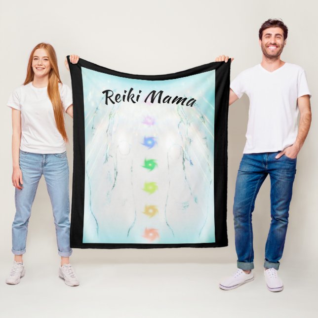 Reiki Mama Fleece Blanket (In Situ)
