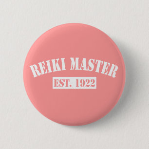 Reiki Master 6 Cm Round Badge