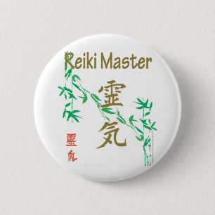 Reiki Master 6 Cm Round Badge