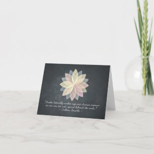 Reiki Master and Yoga Mediation Instructor Quotes Card