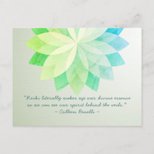 Reiki Master and Yoga Mediation Instructor Quotes Postcard