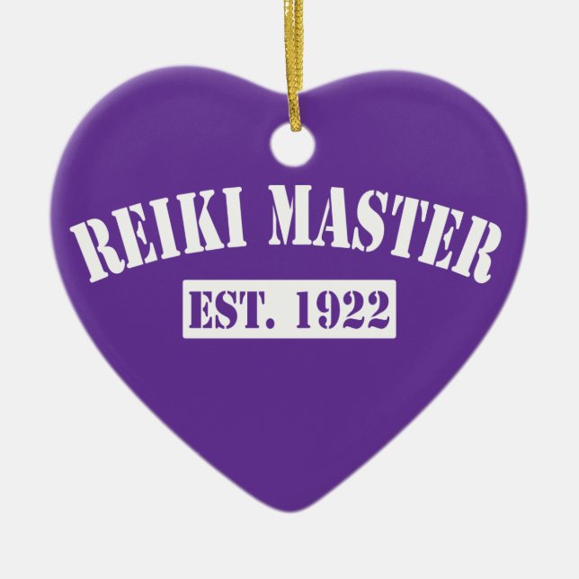 Reiki Master Ceramic Tree Decoration (Front)