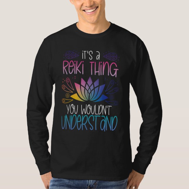 Reiki Master Chakra Healing Lightworker Holistic 8 T-Shirt (Front)
