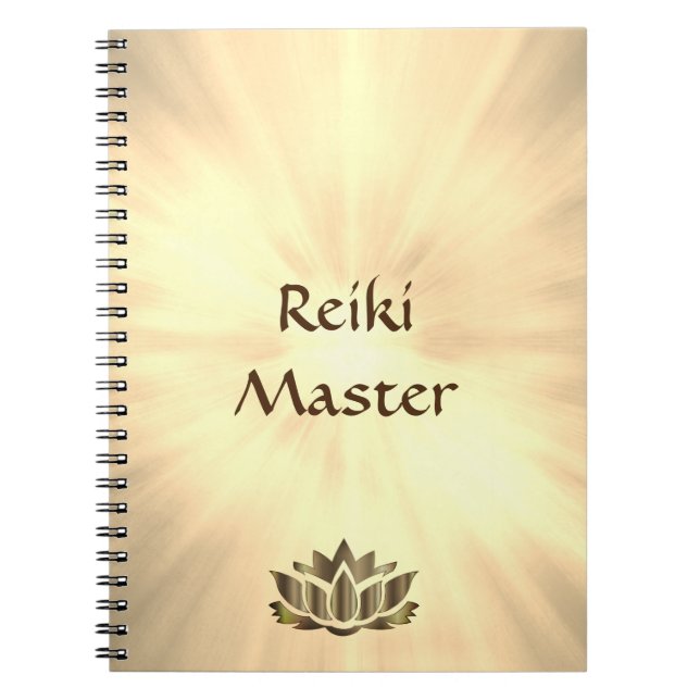 Reiki Master design Notebook (Front)