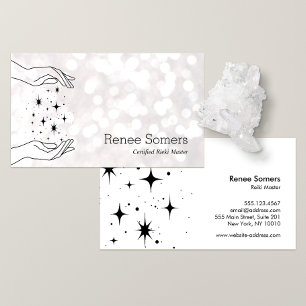 Reiki Master Energy Healing Business Card