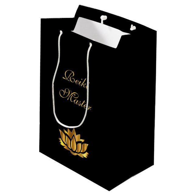 Reiki Master Medium Gift Bag (Back Angled)