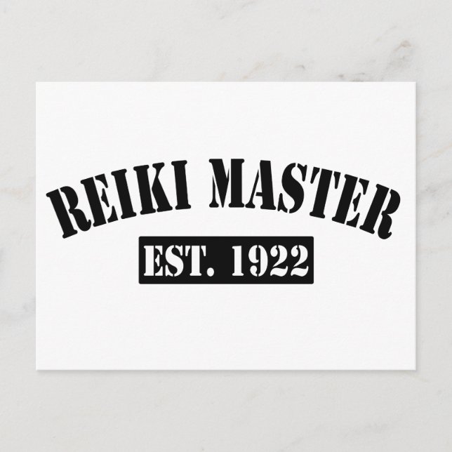 Reiki Master Postcard (Front)