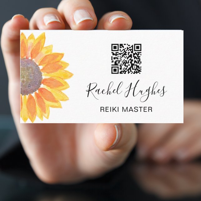 Reiki Master QR Code Business Card (Creator Uploaded)