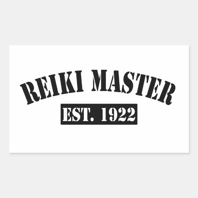 Reiki Master Rectangular Sticker (Front)