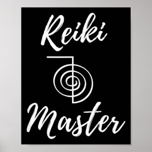 Reiki Master Wellness New Age Chakra Yoga  Poster