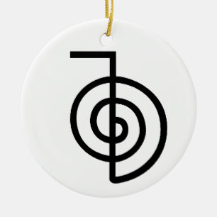 Reiki Power Symbol Ceramic Ornament