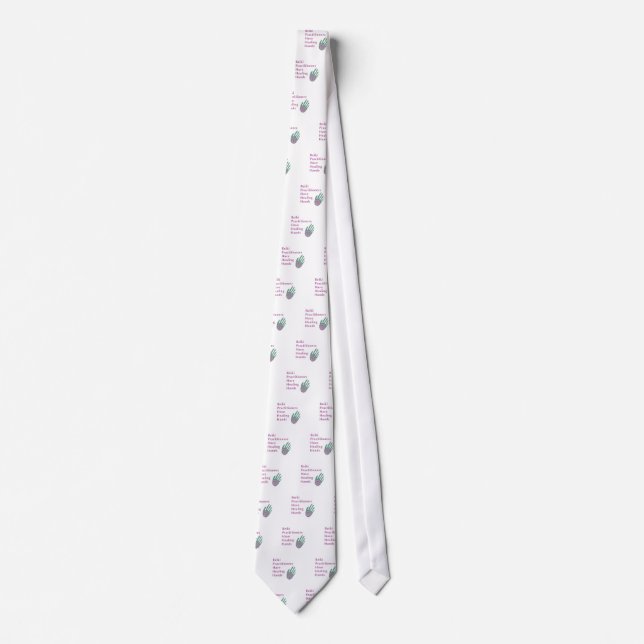 Reiki Practitioners Have Healing Hands Tie (Front)