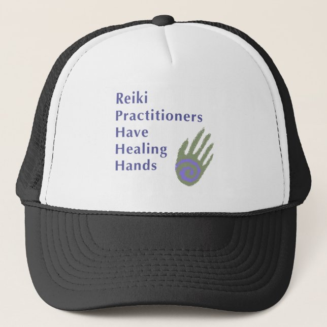 Reiki Practitioners Have Healing Hands Trucker Hat (Front)