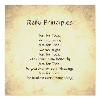 poster kanji Reiki Posters Zazzle.com.au