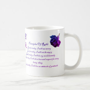 Reiki Principles Just For Today Colours Coffee Mug