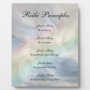 Reiki Principles Mandala Flower Plaque