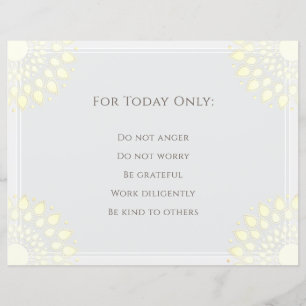 Reiki Principles, Precepts