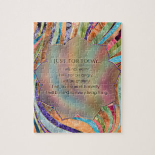 Reiki Principles - Reiki Precepts Jigsaw Puzzle
