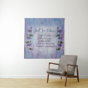 Reiki Principles -Reiki Precepts Tapestry