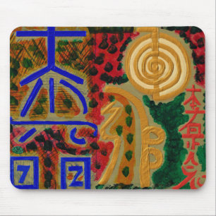 Reiki signs for Luck n Healing Mouse Pad
