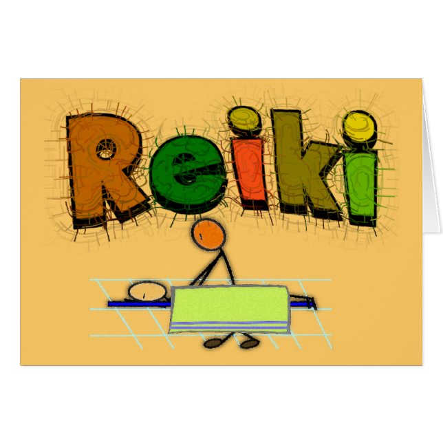 Reiki Stick People Design Gifts (Front Horizontal)