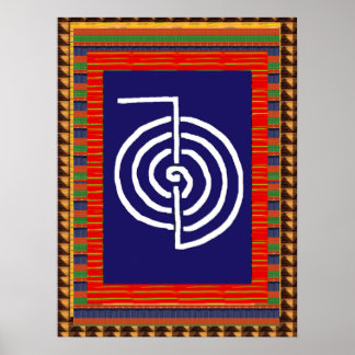 REIKI Symbol Healing ART Yoga :  cadeau pour tous Poster
