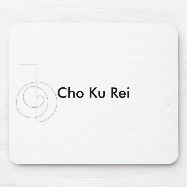 Reiki symbols mousepad (Front)