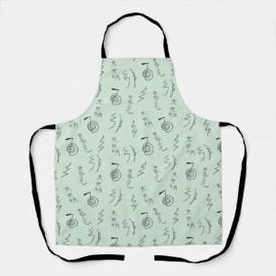 Reiki Symbols Pattern - Reiki Healing Apron