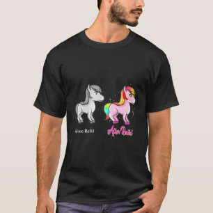 Reiki Unicorn Reiki Healer Practitioner For Christ T-Shirt