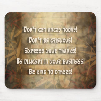 REIKI Usui Principles Mouse Pad