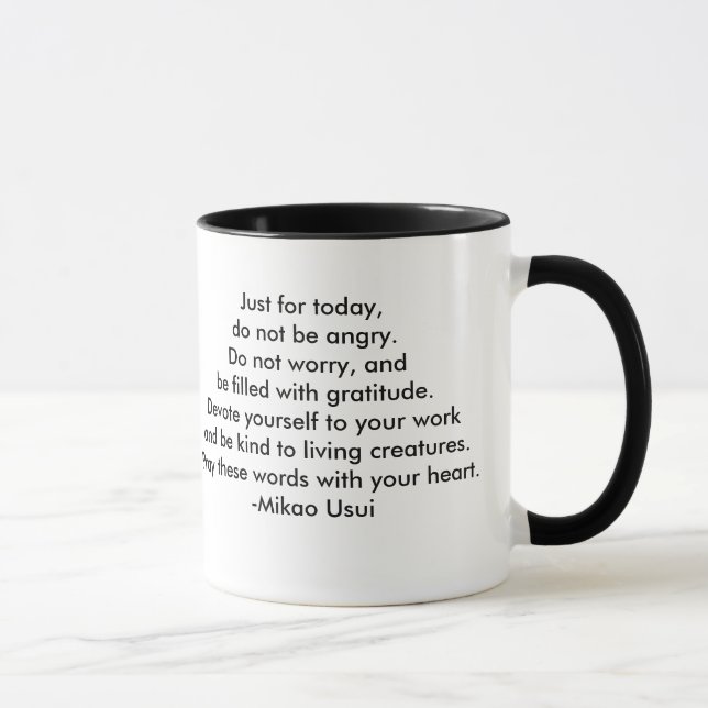 Reikilicious and Reiki Principles Mug (Right)