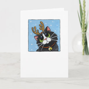 Rein-cat - Christmas Cat Card